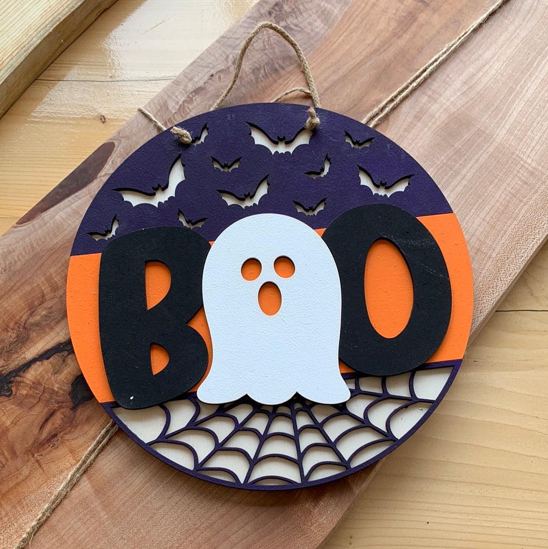 “Boo” Halloween decor - Northern Heart Designs
