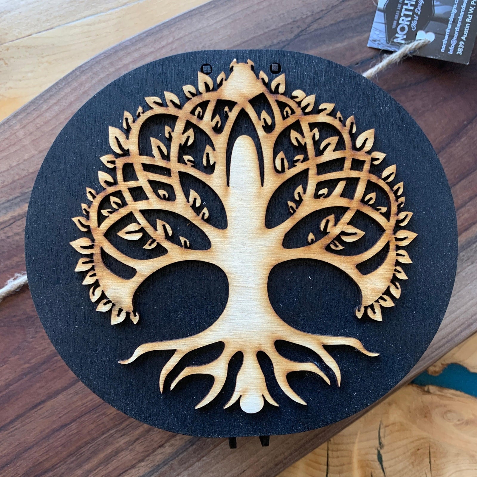box with tree of life - Northern Heart Designs