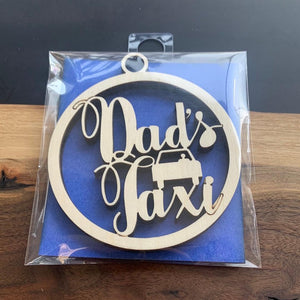 Dad’s taxi ornament - Northern Heart Designs