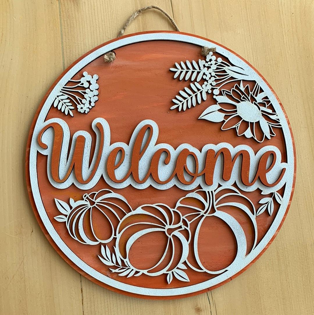 Fall welcome decor - Northern Heart Designs