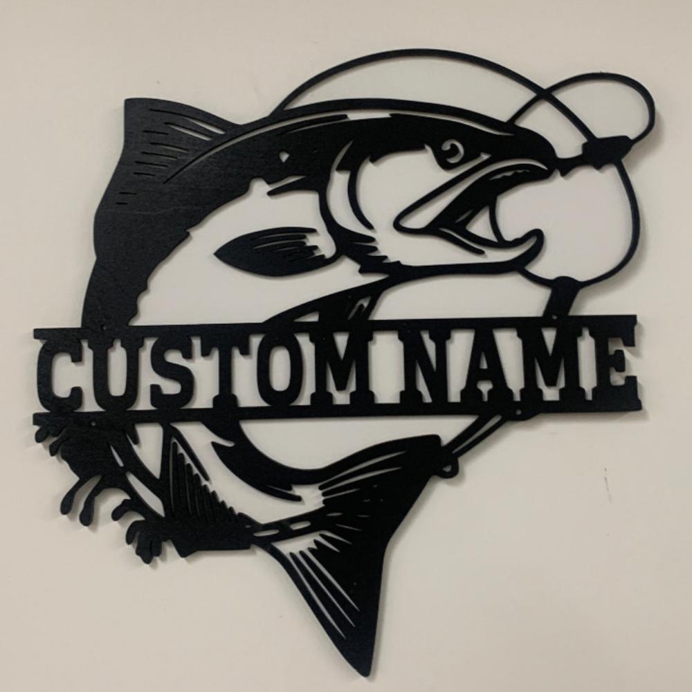 Fish Scene name sign