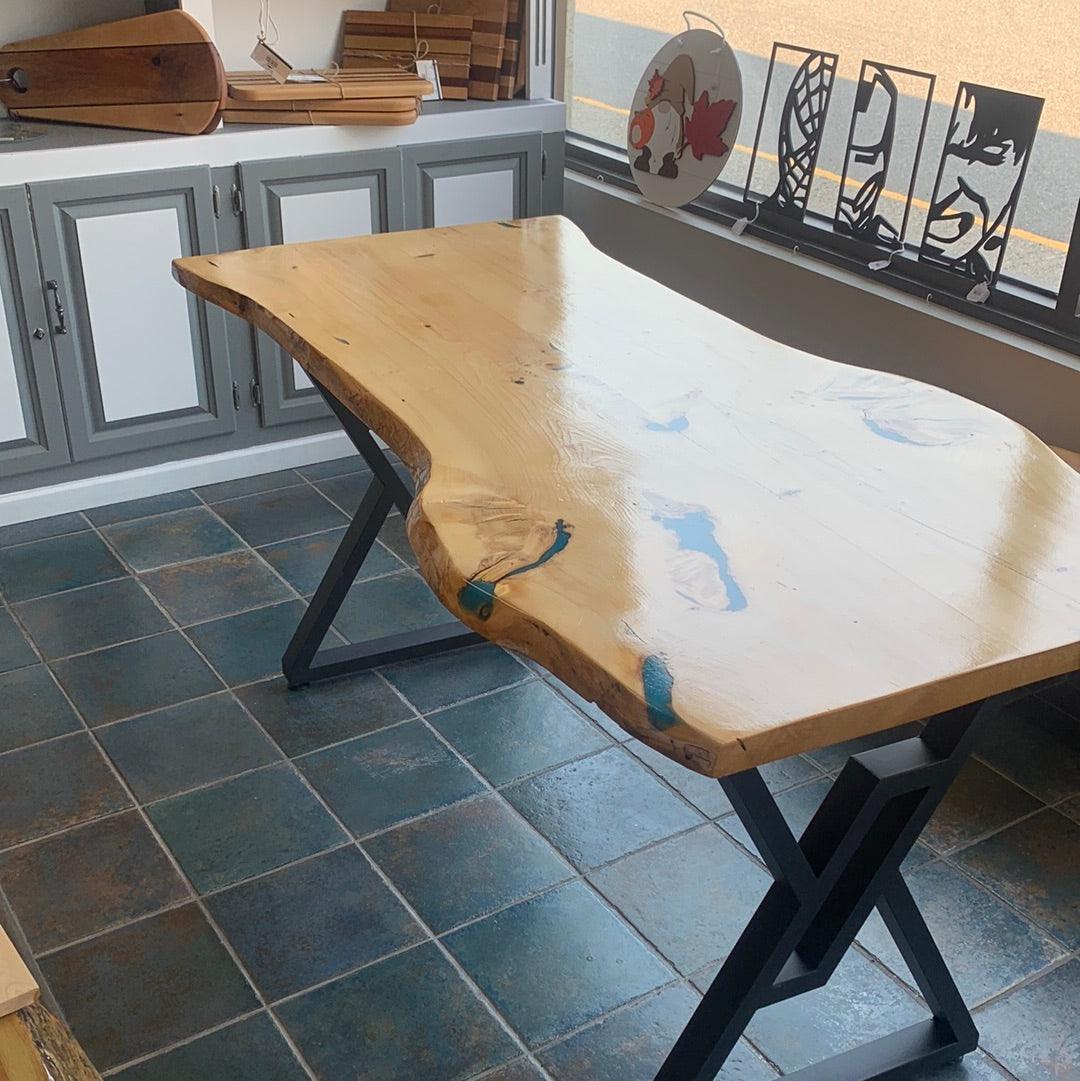 Glow In the Dark Spruce Dining Table - Northern Heart Designs