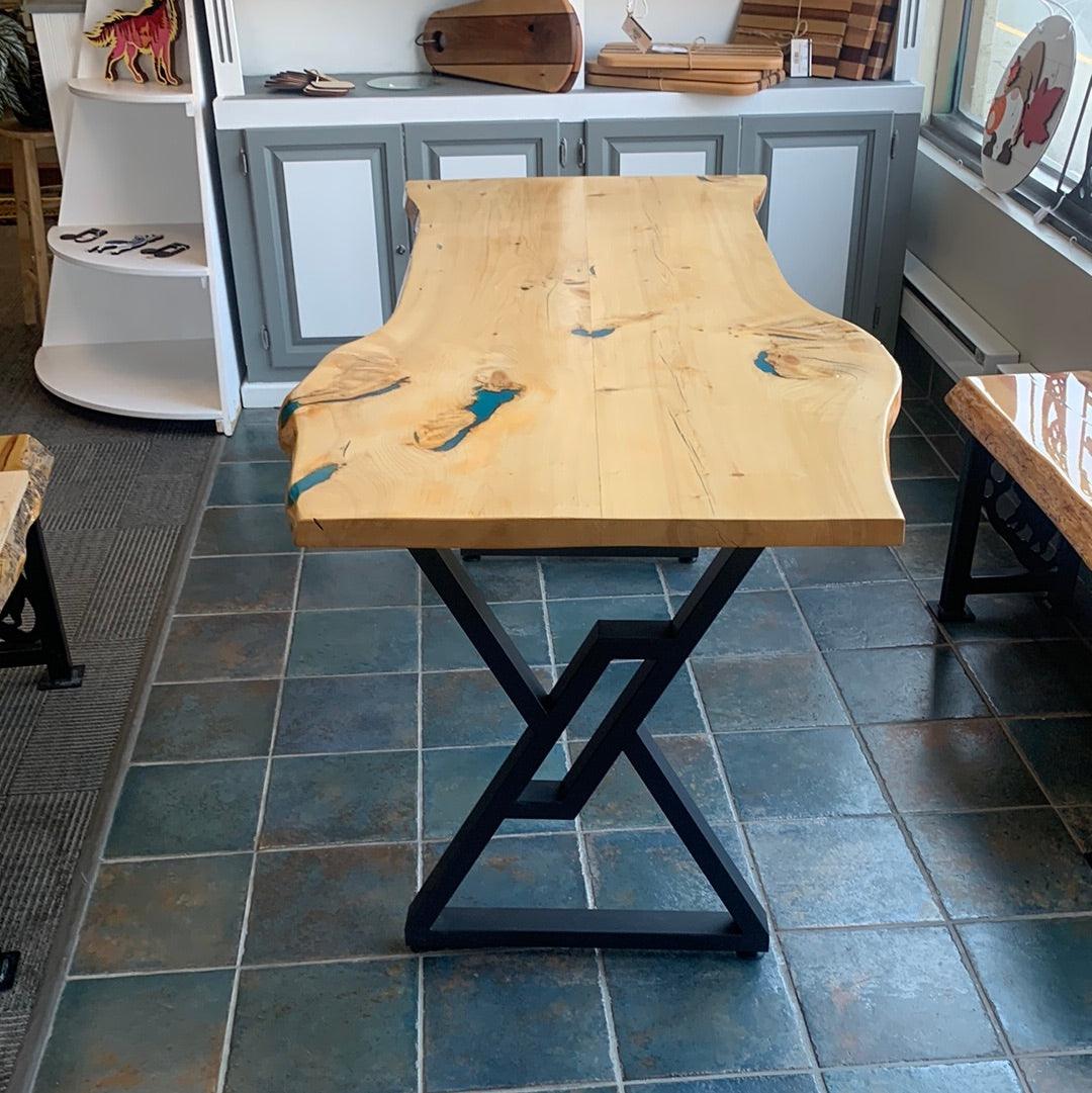 Glow In the Dark Spruce Dining Table - Northern Heart Designs