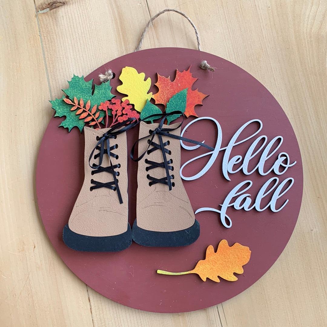 Hello fall decor - Northern Heart Designs