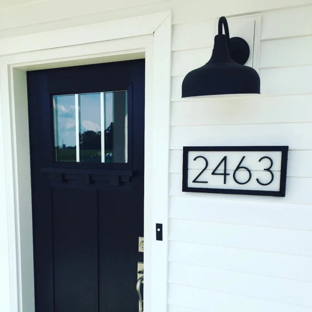 Shiplap House Numbers - Northern Heart Designs