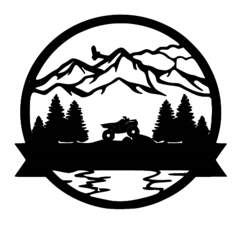 ATV Monogram - Northern Heart Designs