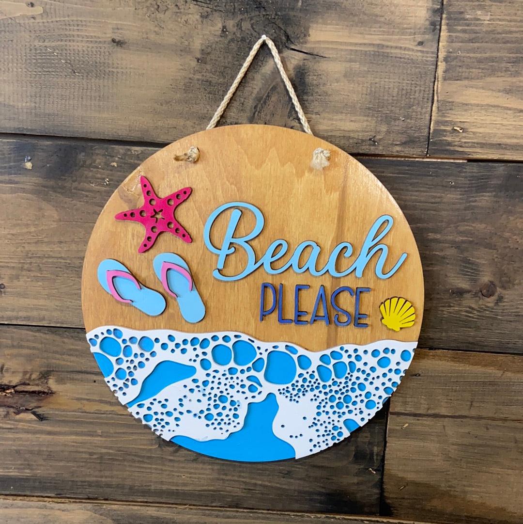 Beach please decor - Northern Heart Designs