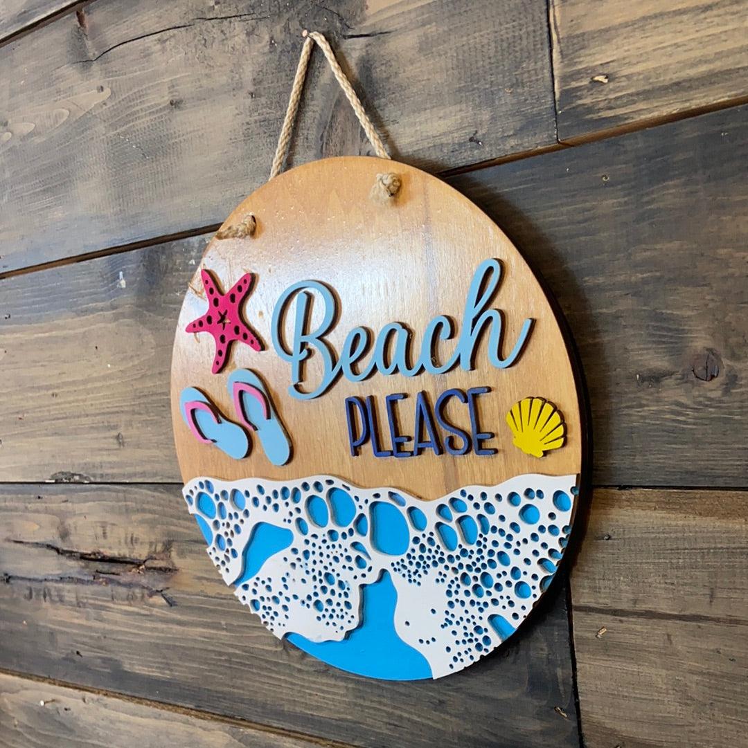 Beach please decor - Northern Heart Designs