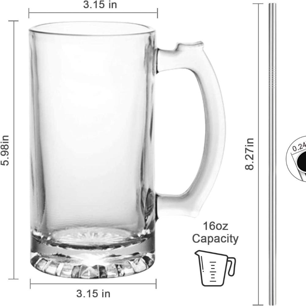 Beer Glass with engraving - Northern Heart Designs