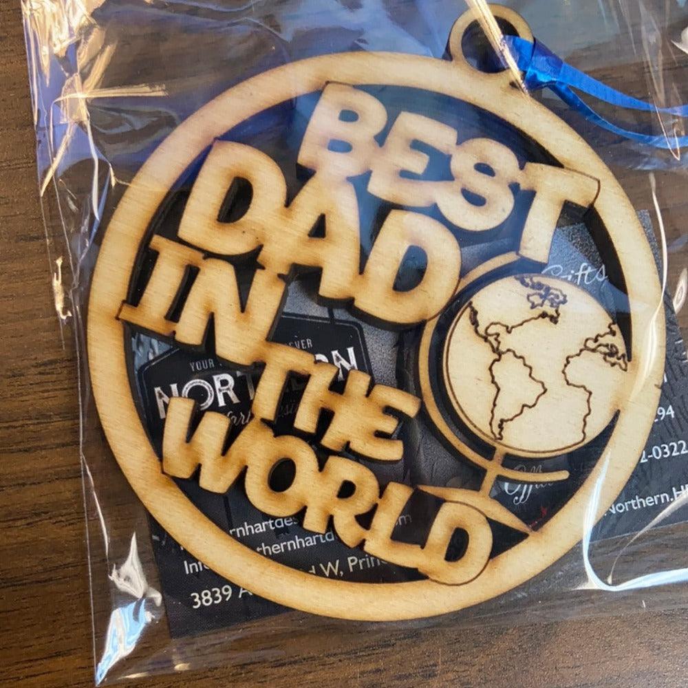Best dad in the world - Northern Heart Designs