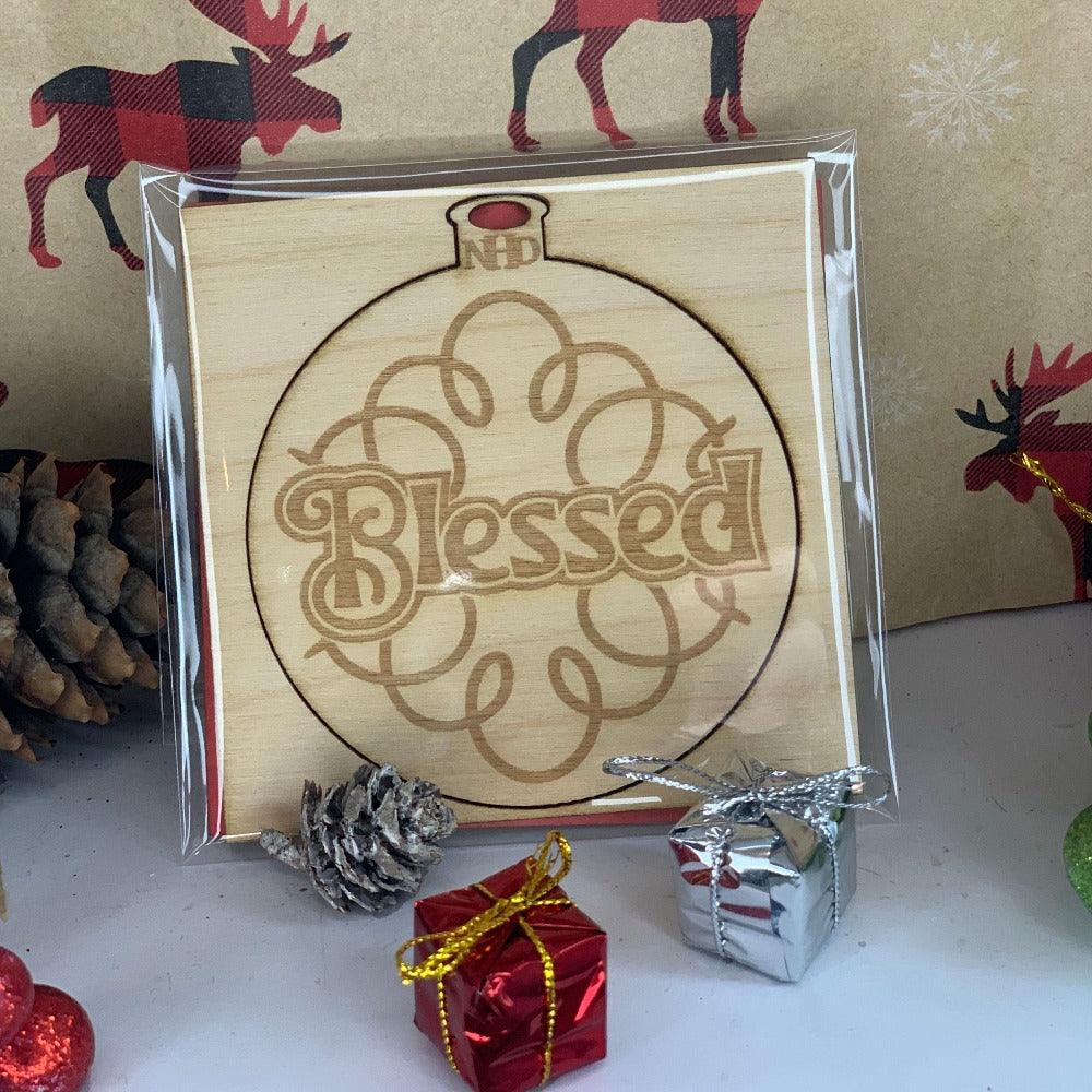 Blessed Ornament - Northern Heart Designs
