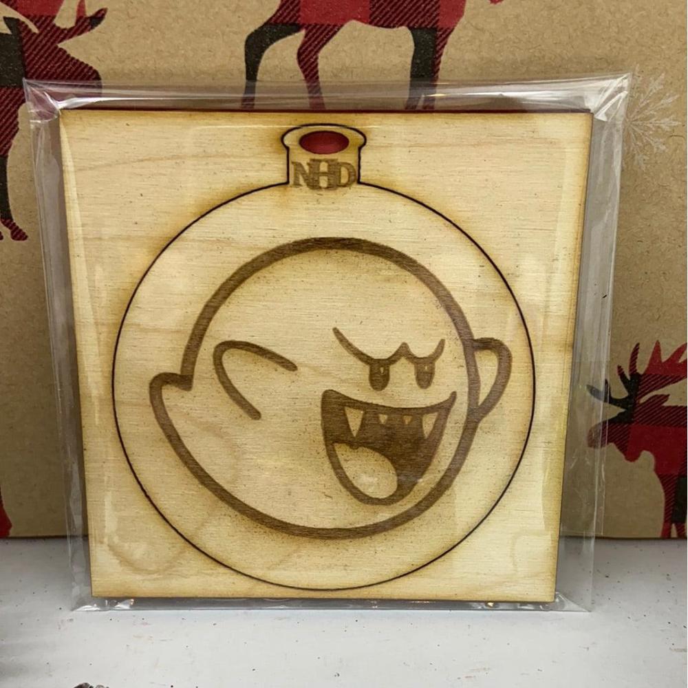 Boo ornament - Northern Heart Designs