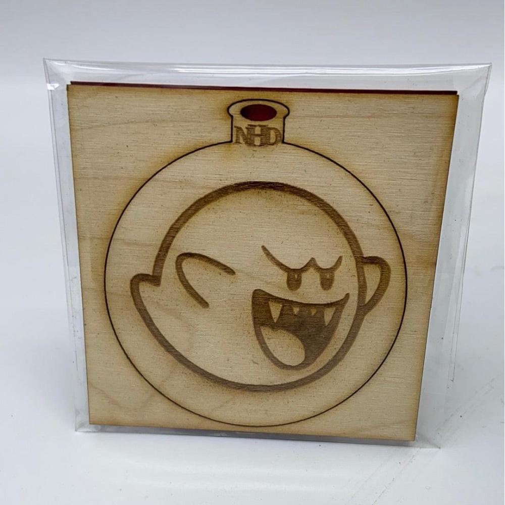 Boo ornament - Northern Heart Designs