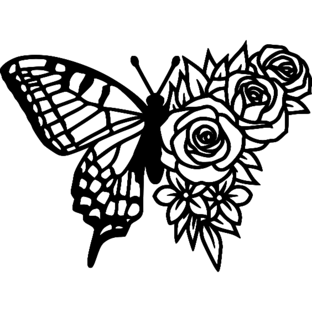 Butterfly Roses - Northern Hart Designs