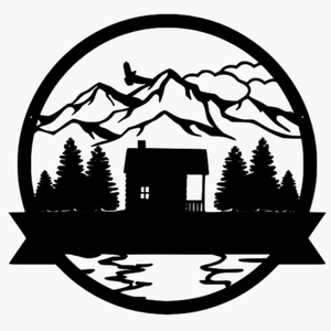 Cabin in Forrest Monogram