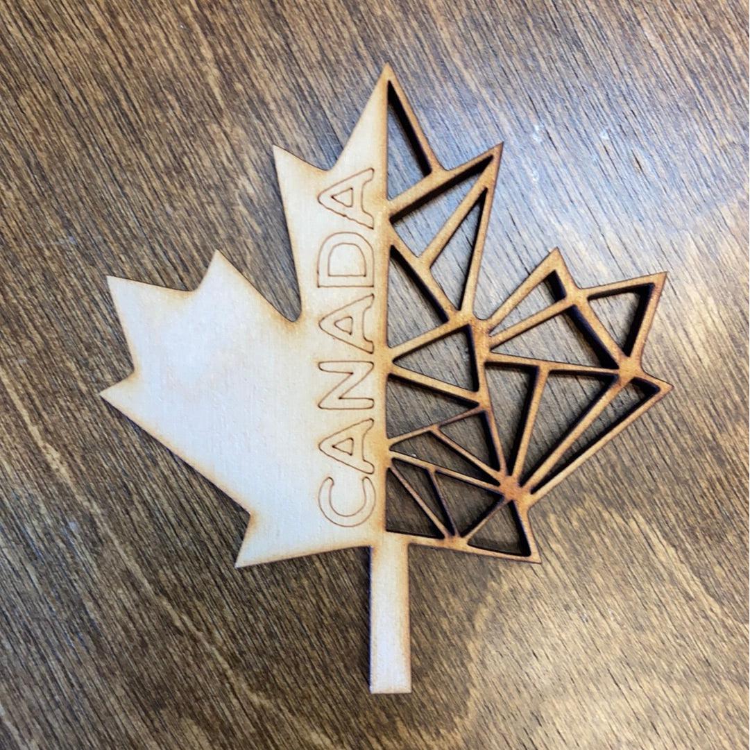 Canada maple leaf ornament - Northern Heart Designs
