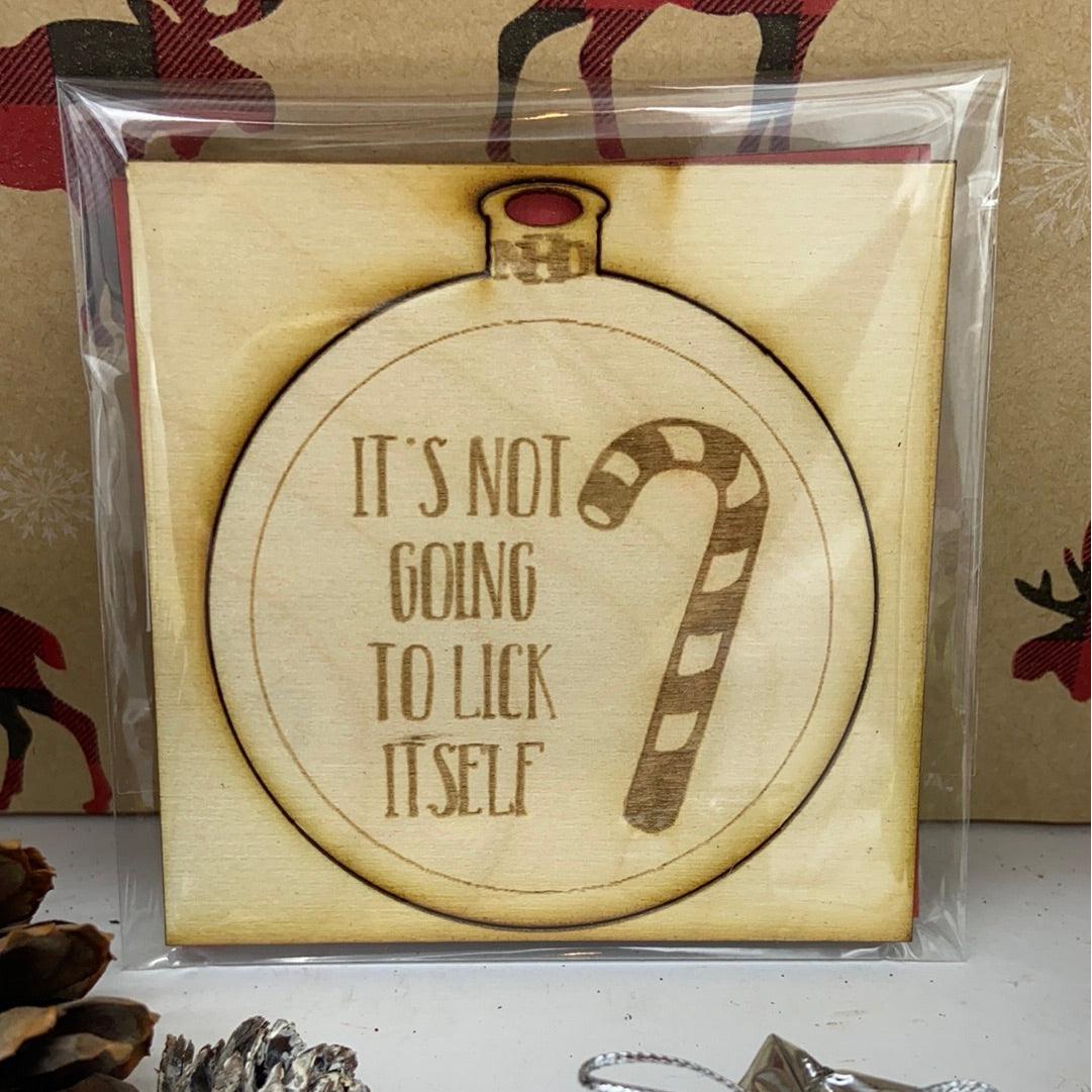 Candy cane ornament - Northern Heart Designs