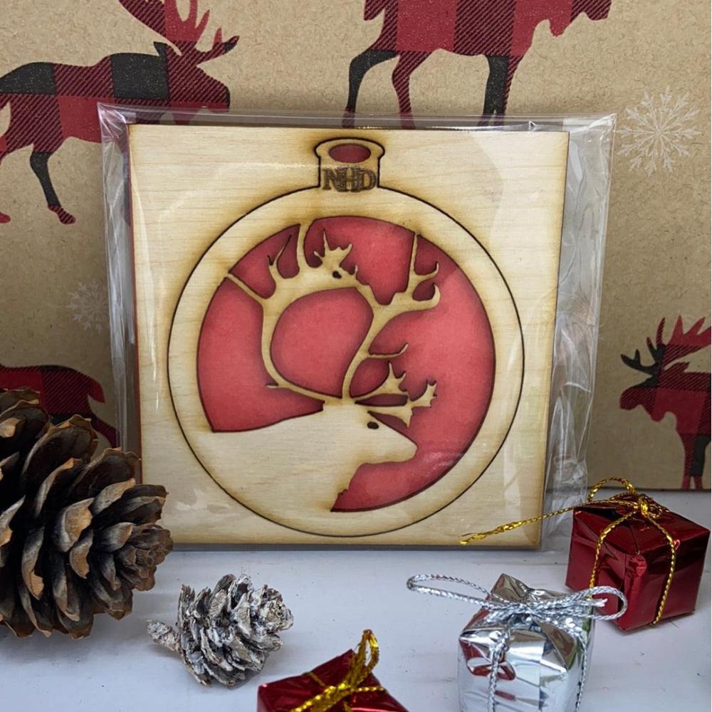 Caribou ornament - Northern Heart Designs