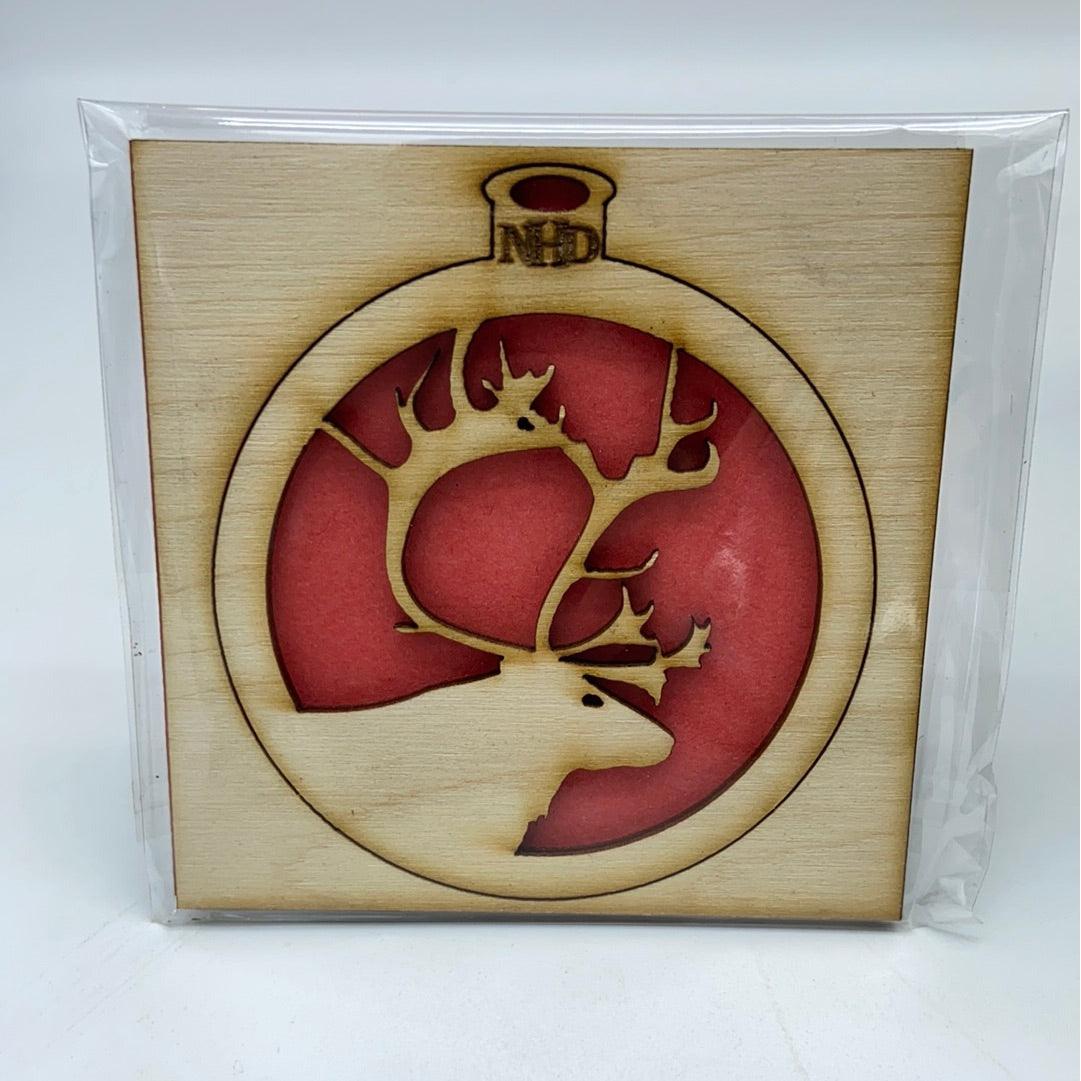 Caribou ornament - Northern Heart Designs