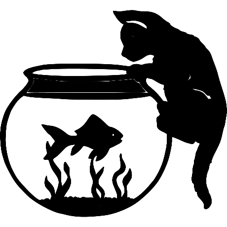 Cat Fish Bowl - Northern Hart Designs