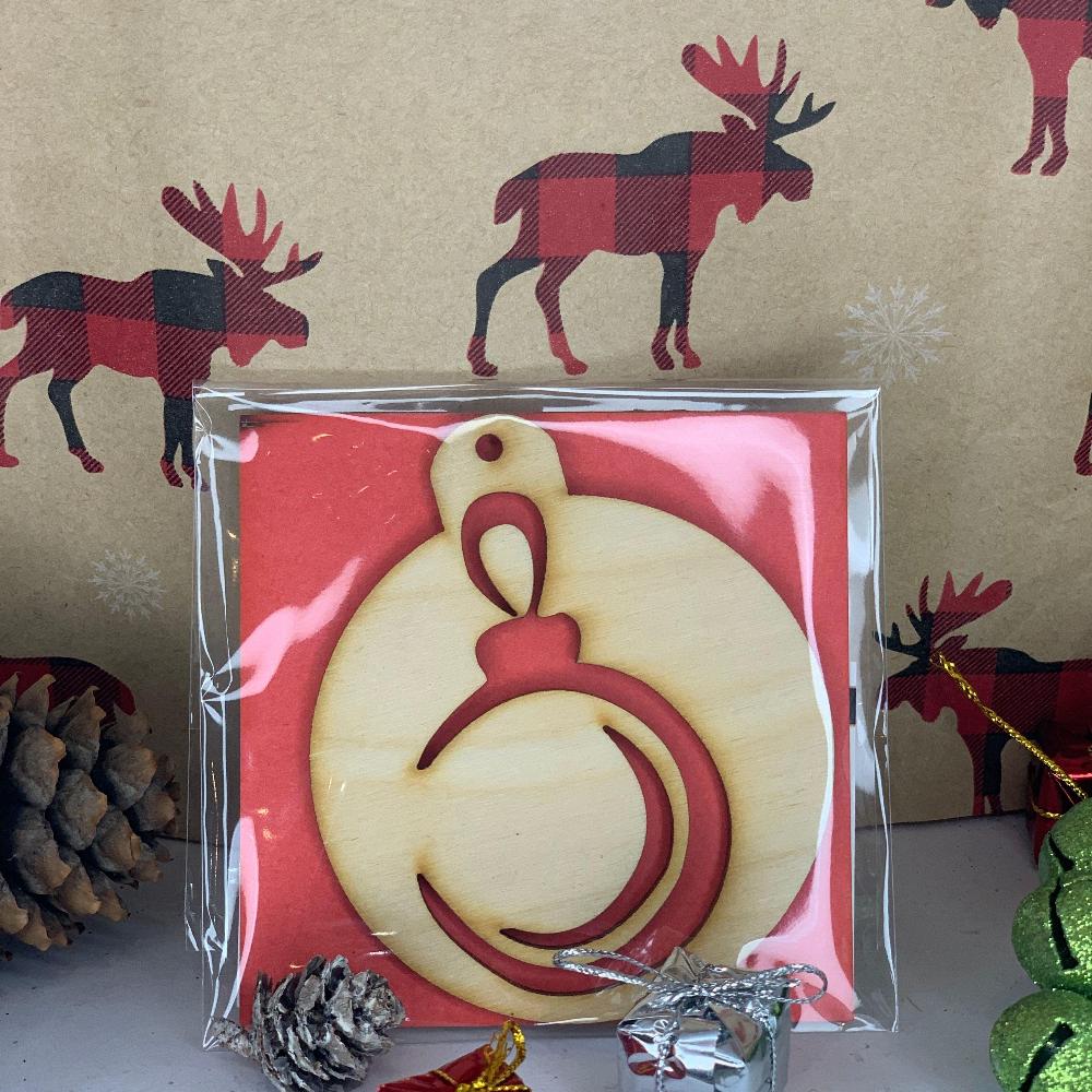 Christmas ball Ornament - Northern Heart Designs