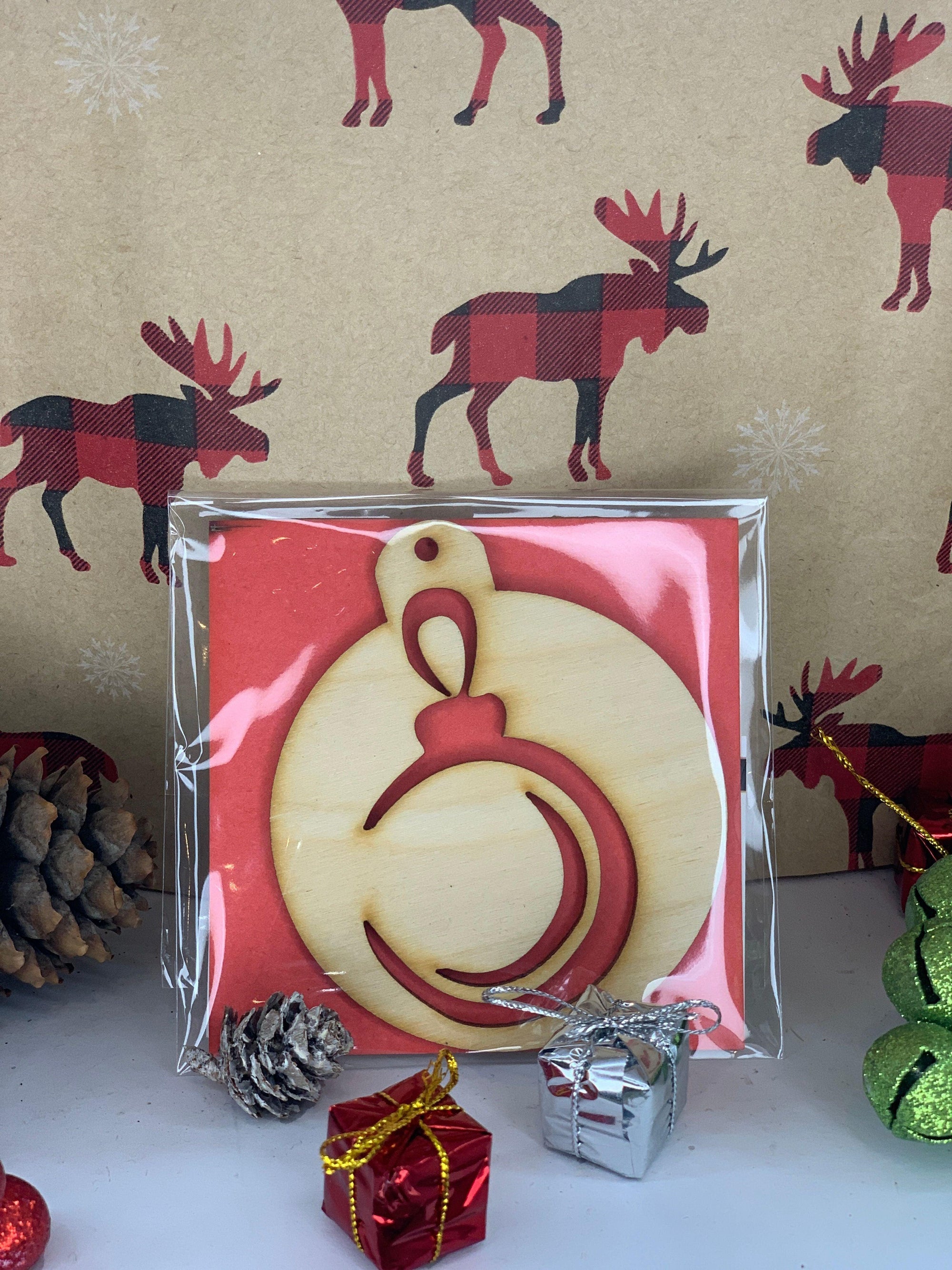 Christmas ball Ornament - Northern Heart Designs