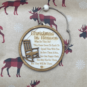 Christmas in Heaven Ornament - Northern Heart Designs