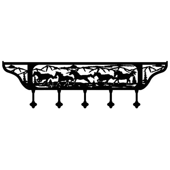 Coat Hanger With wildlife - Northern Hart Designs