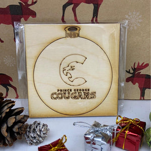 Cougars ornament - Northern Heart Designs
