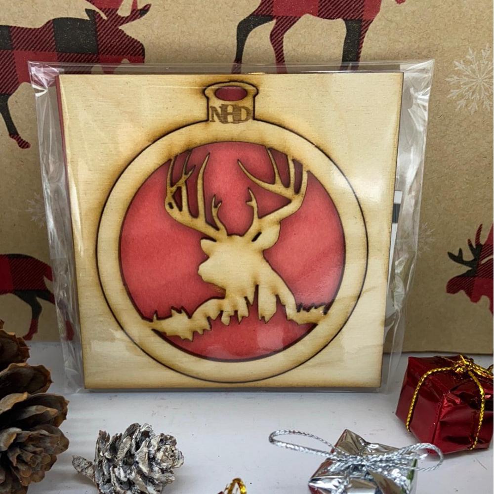 Deer ornament - Northern Heart Designs