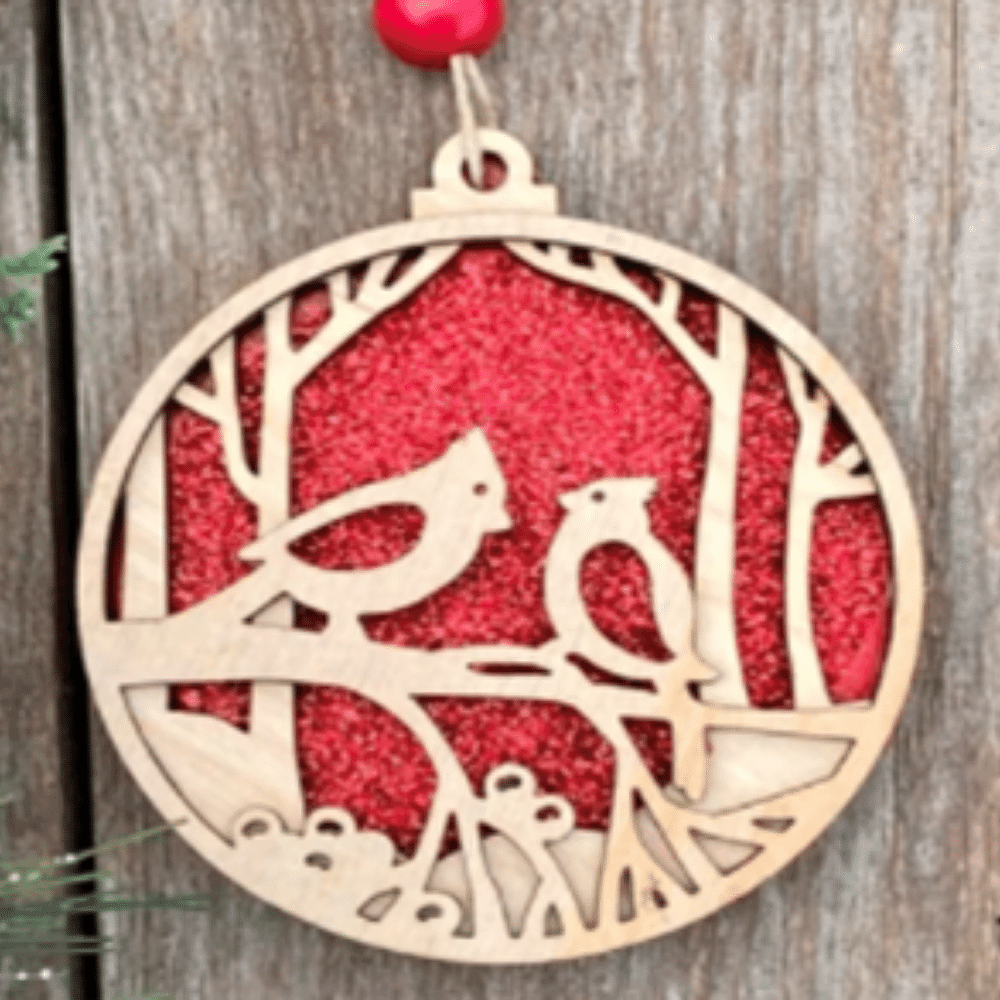 DIY ornament with Bird - Northern Heart Designs