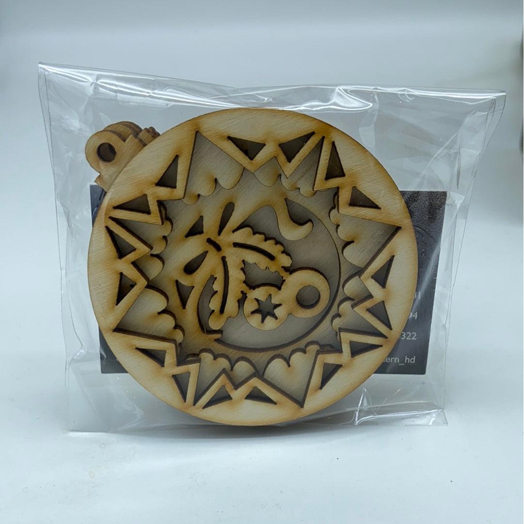 DIY ornament with Mistletoe - Northern Heart Designs