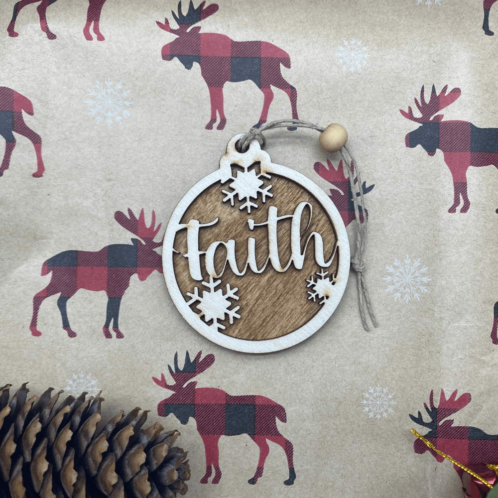 Faith Ornament - Northern Heart Designs