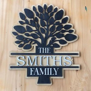 Family Name Sign - Northern Heart Designs