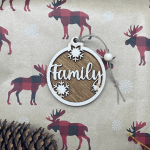 Family Ornament - Northern Heart Designs