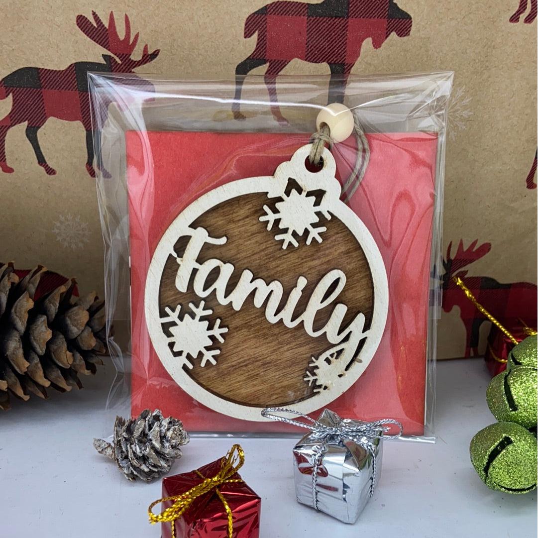 Family Ornament - Northern Heart Designs
