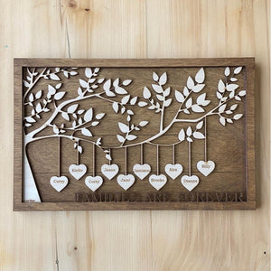 Family Tree sign - Northern Heart Designs