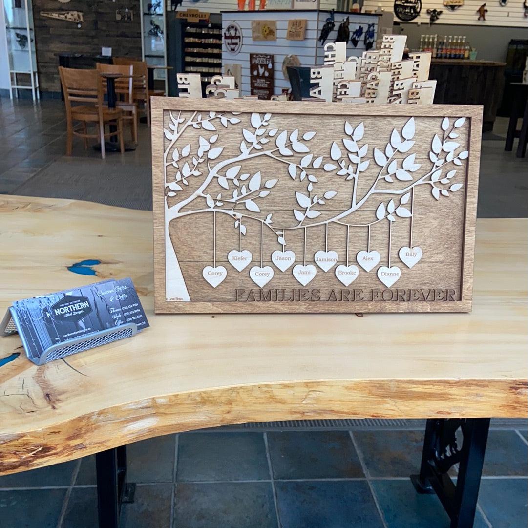 Family Tree sign - Northern Heart Designs