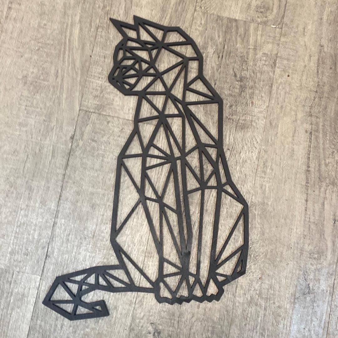Geometric Cat - Northern Heart Designs