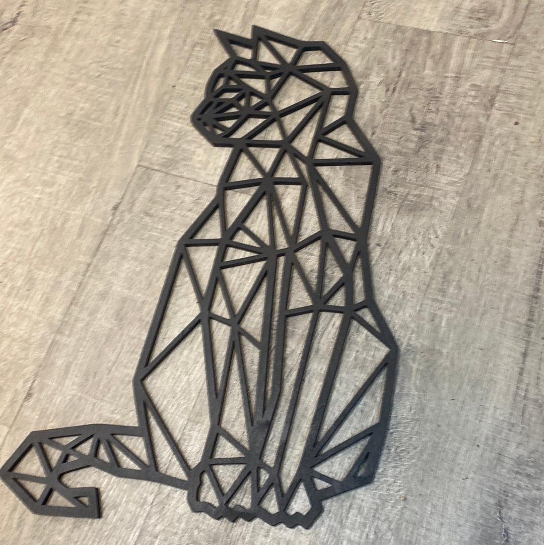 Geometric Cat - Northern Heart Designs