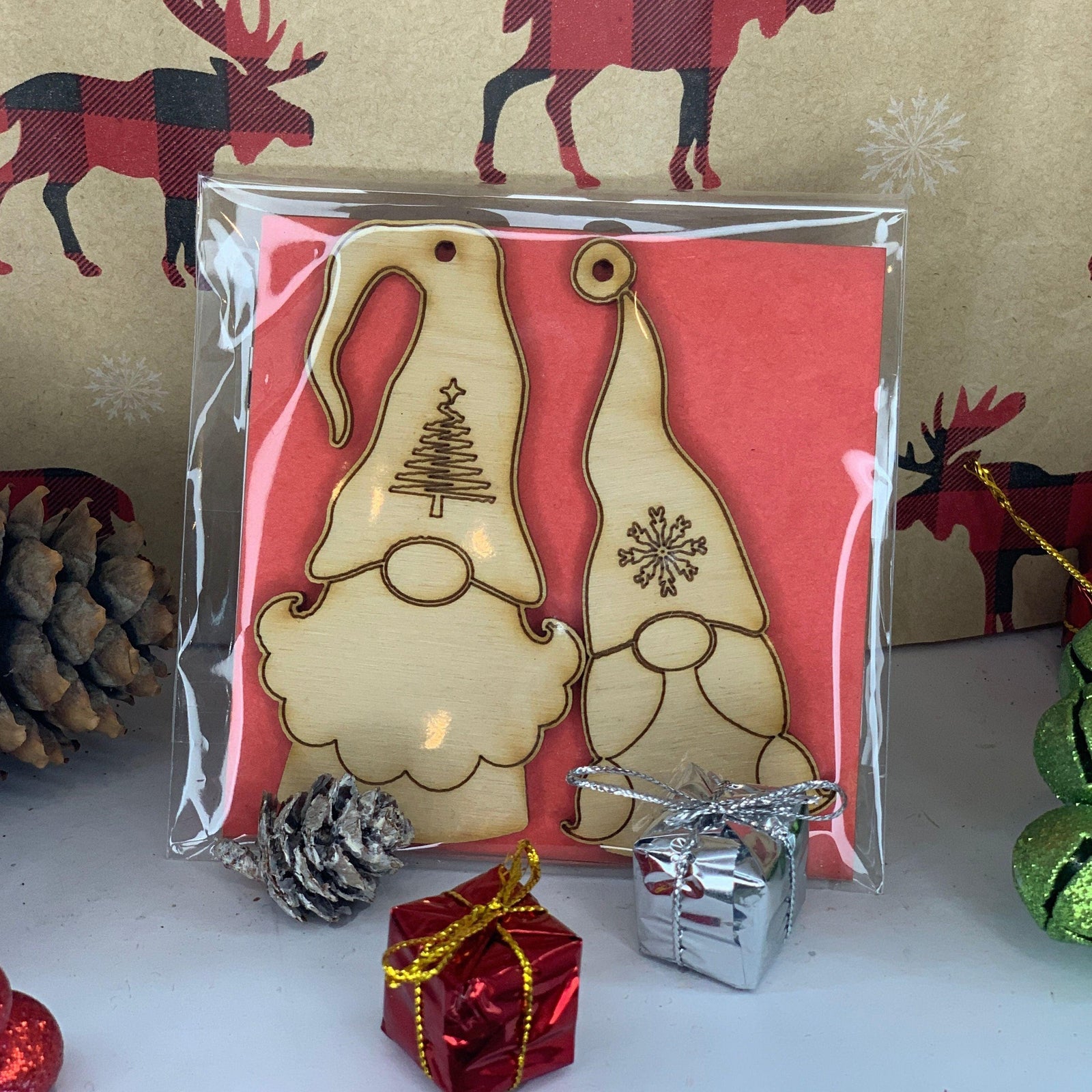 Gnomes Ornaments (2 Pack) - Northern Heart Designs