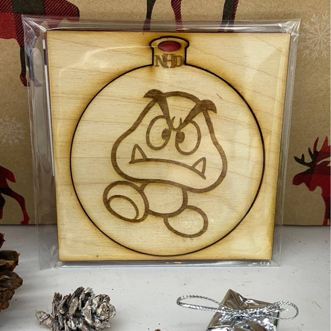 Goomba ornament - Northern Heart Designs