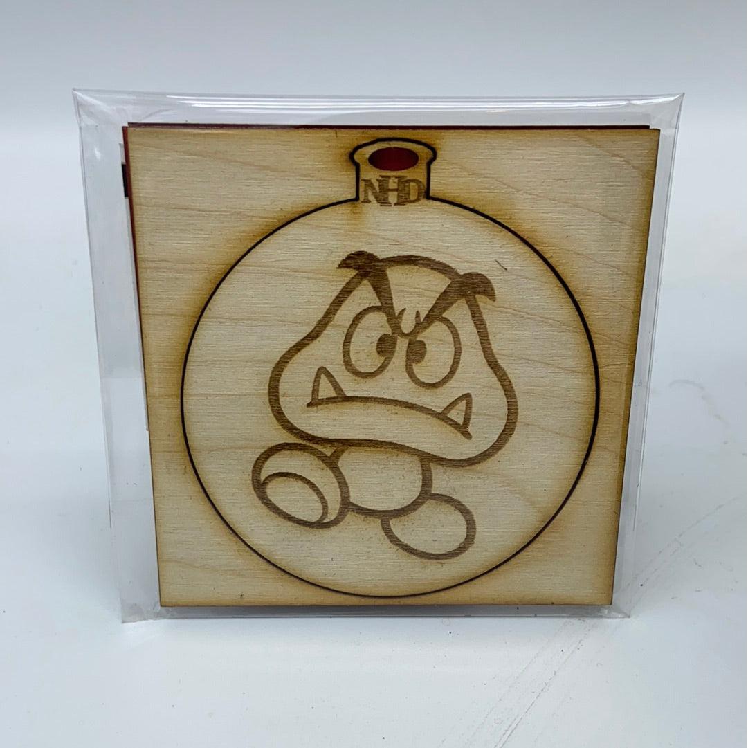 Goomba ornament - Northern Heart Designs