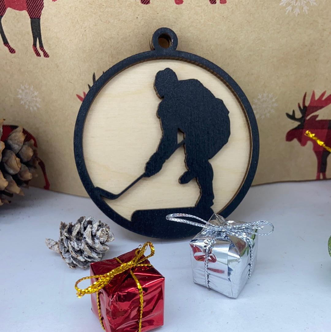 Hockey Ornaments - Northern Heart Designs