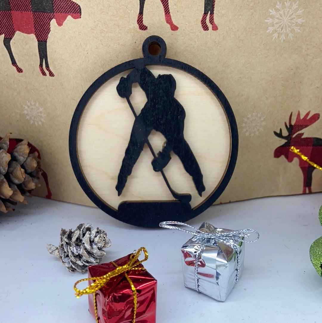 Hockey Ornaments - Northern Heart Designs