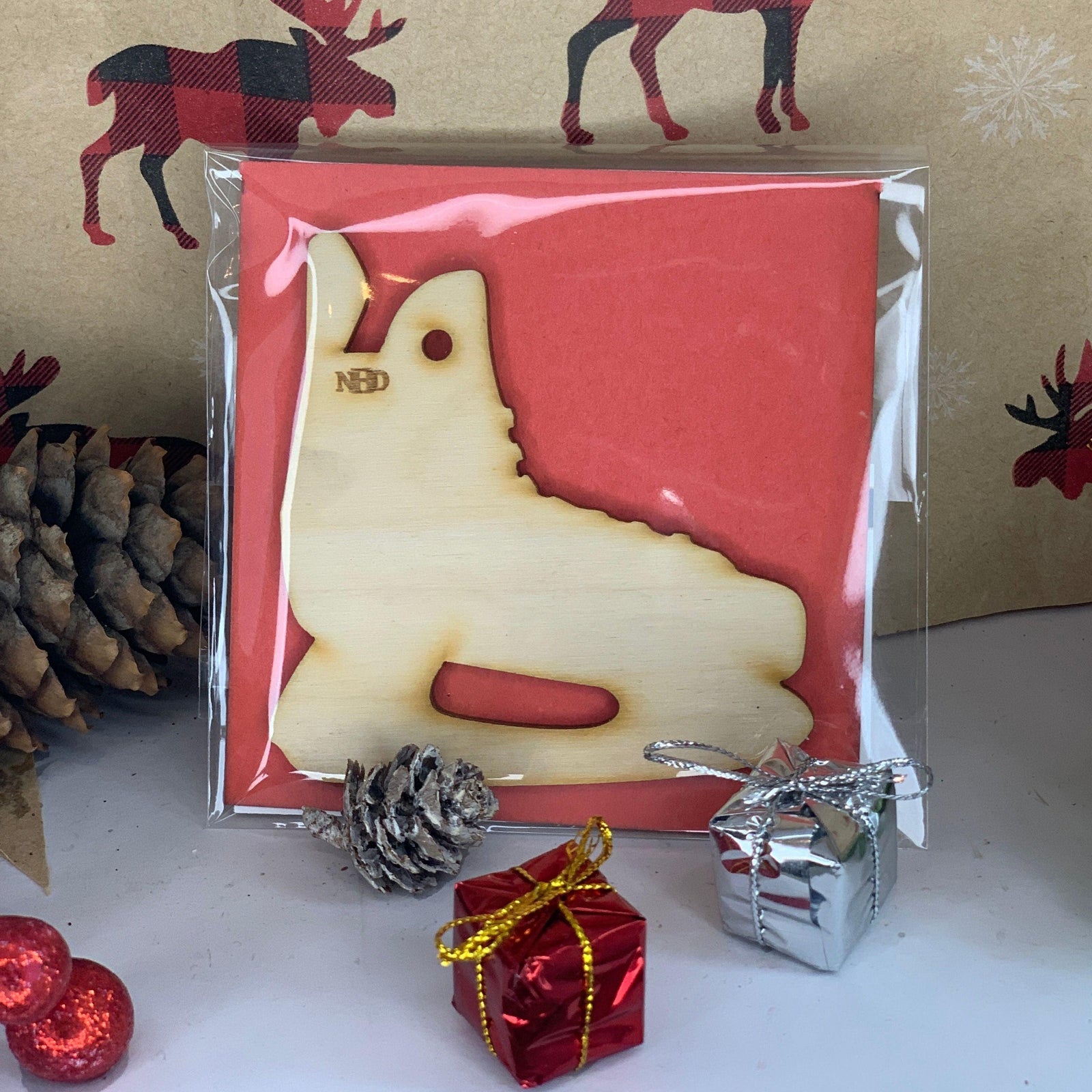 Hockey Skate Ornament - Northern Heart Designs