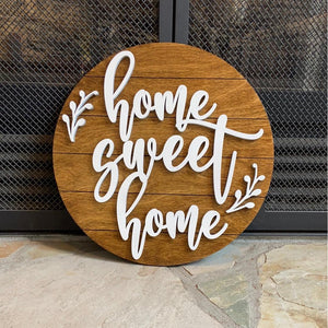 Home sweet home sign - Northern Heart Designs