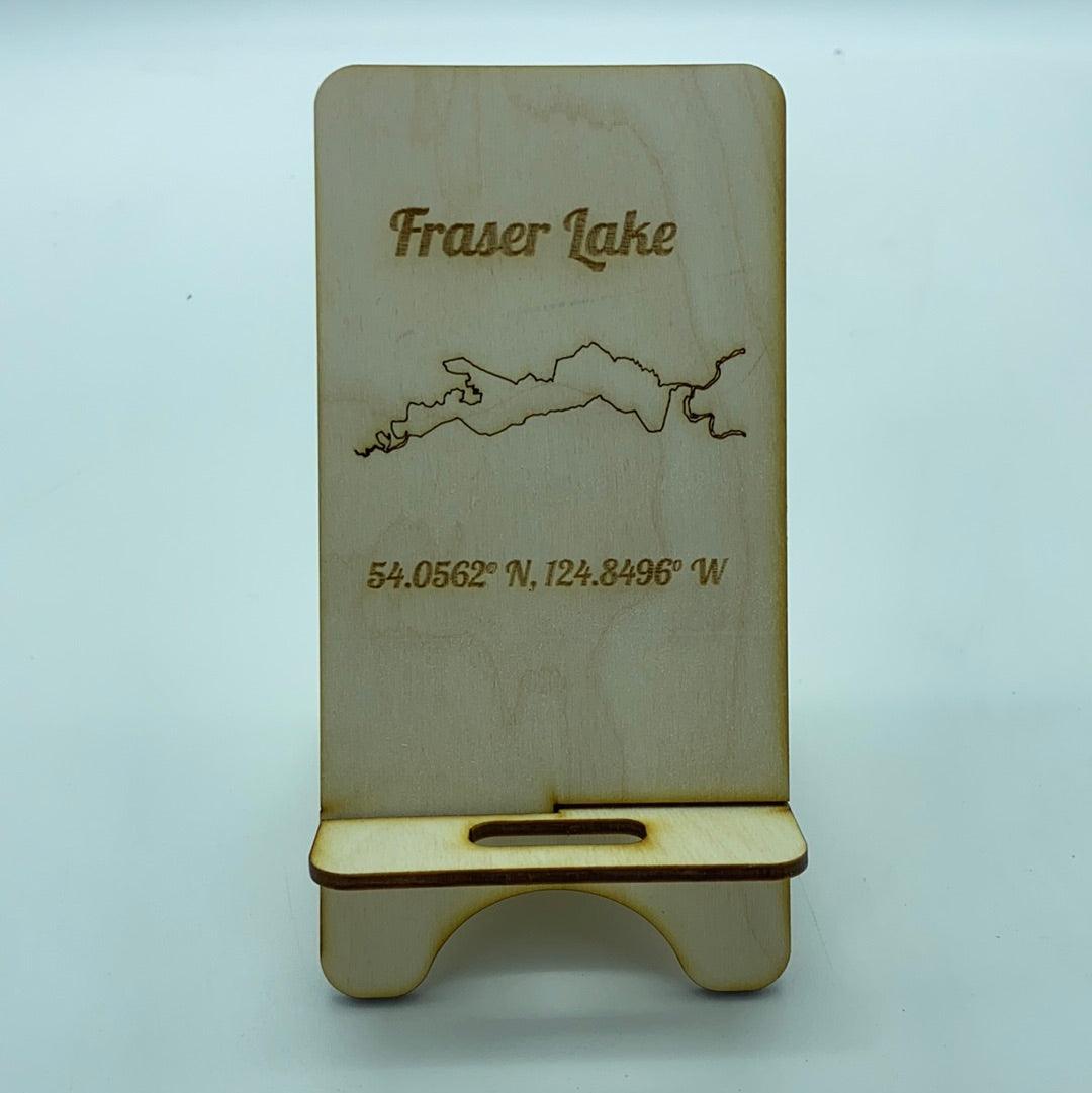 Lake Map Phone Stands - Northern Heart Designs