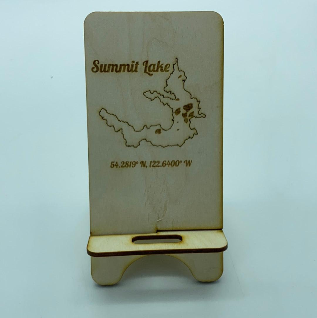 Lake Map Phone Stands - Northern Heart Designs