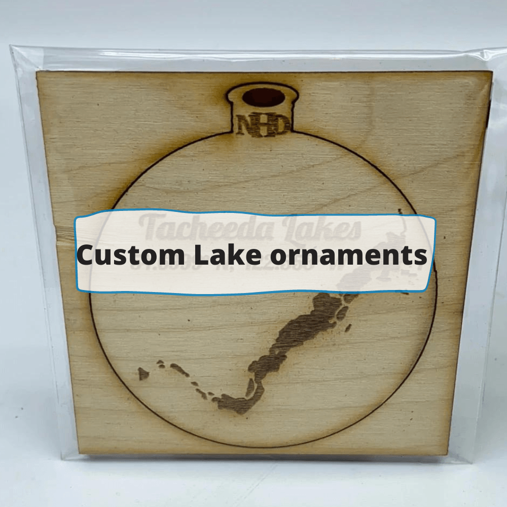 Lake ornaments - Northern Heart Designs